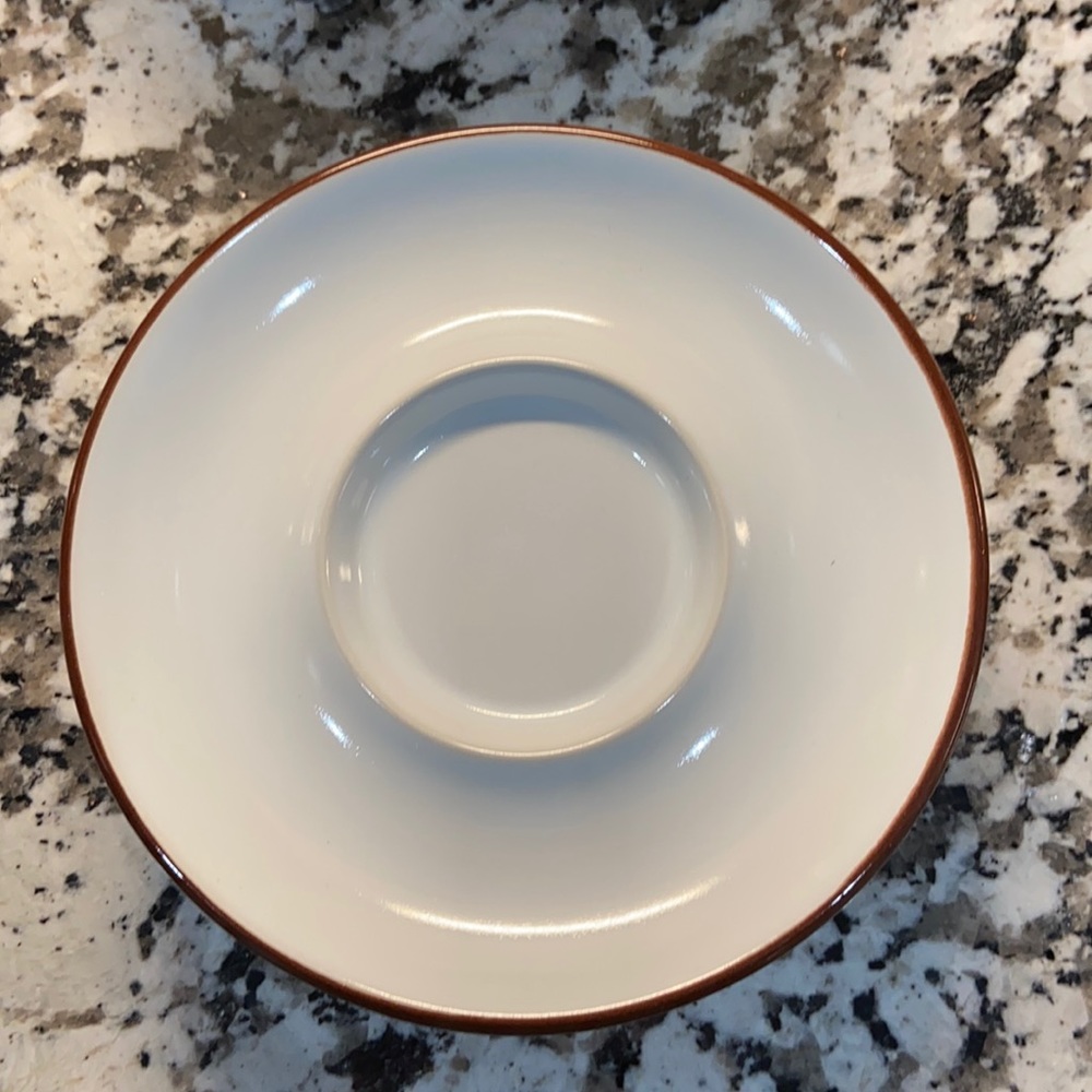 Set of three (3) Noritake stoneware saucers